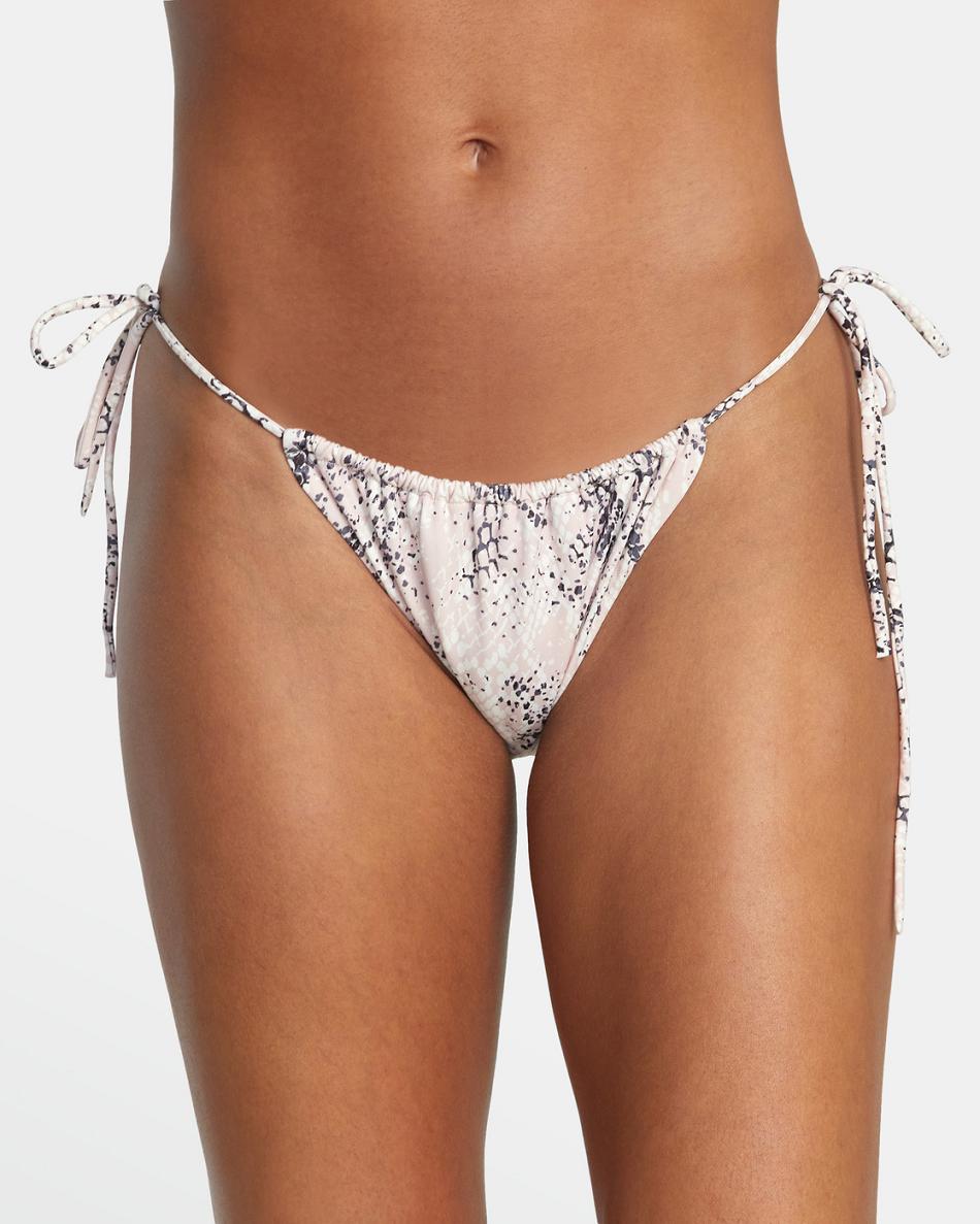 Abajo De Bikini Rvca Amphibian Tie-Side Skimpy Mujer Rosas | COEAH62279