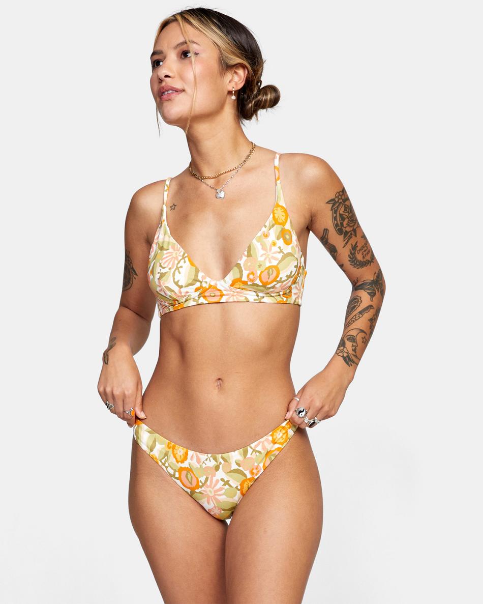 Abajo De Bikini Rvca Avant Gardner Mujer Blancas | YCOVQ39345