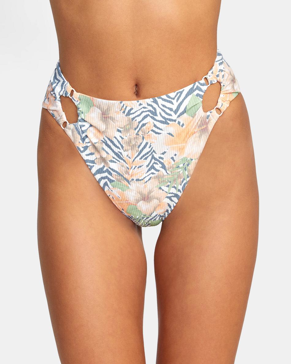 Abajo De Bikini Rvca Bazaar High Rise Cheeky Mujer Multi | MCOFT98147