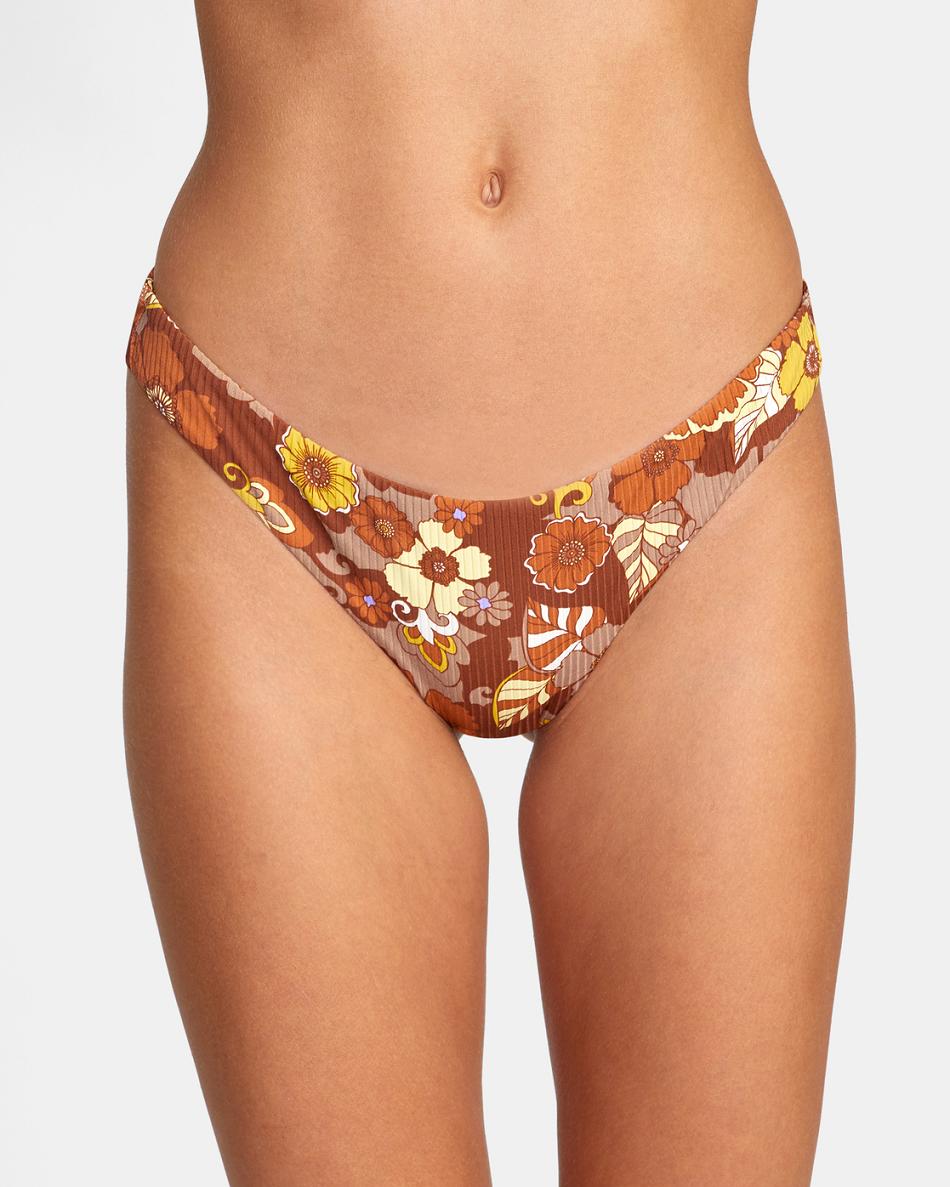 Abajo De Bikini Rvca Earth Bloom Cheeky Mujer Multi | PCOER22998