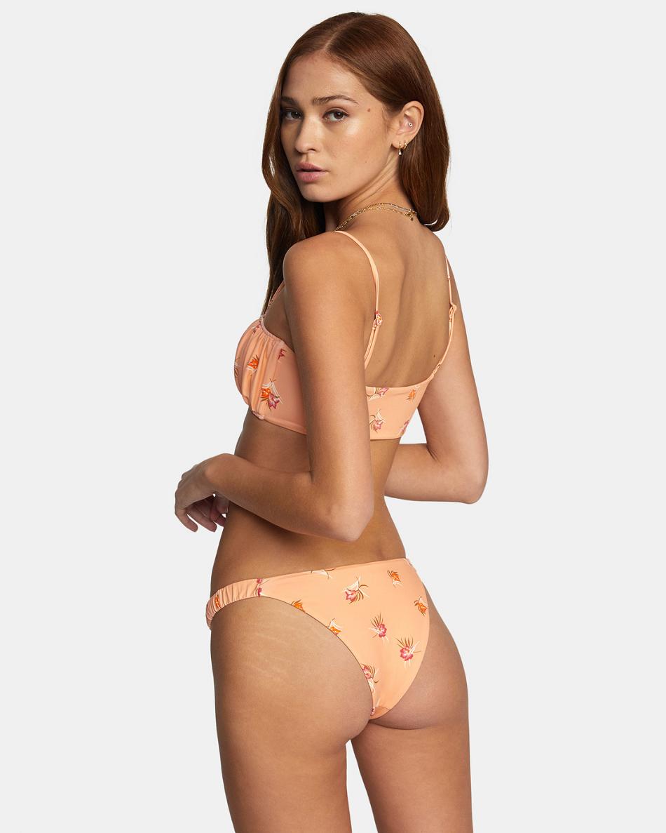 Abajo De Bikini Rvca Easy To Love French Mujer Coral | CONEJ42816