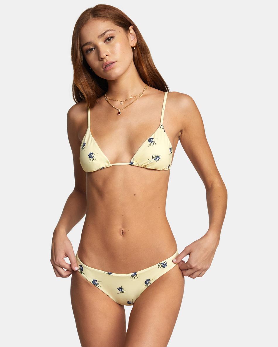 Abajo De Bikini Rvca Easy To Love Low-Rise Mujer Sunshine | DCOKV20334