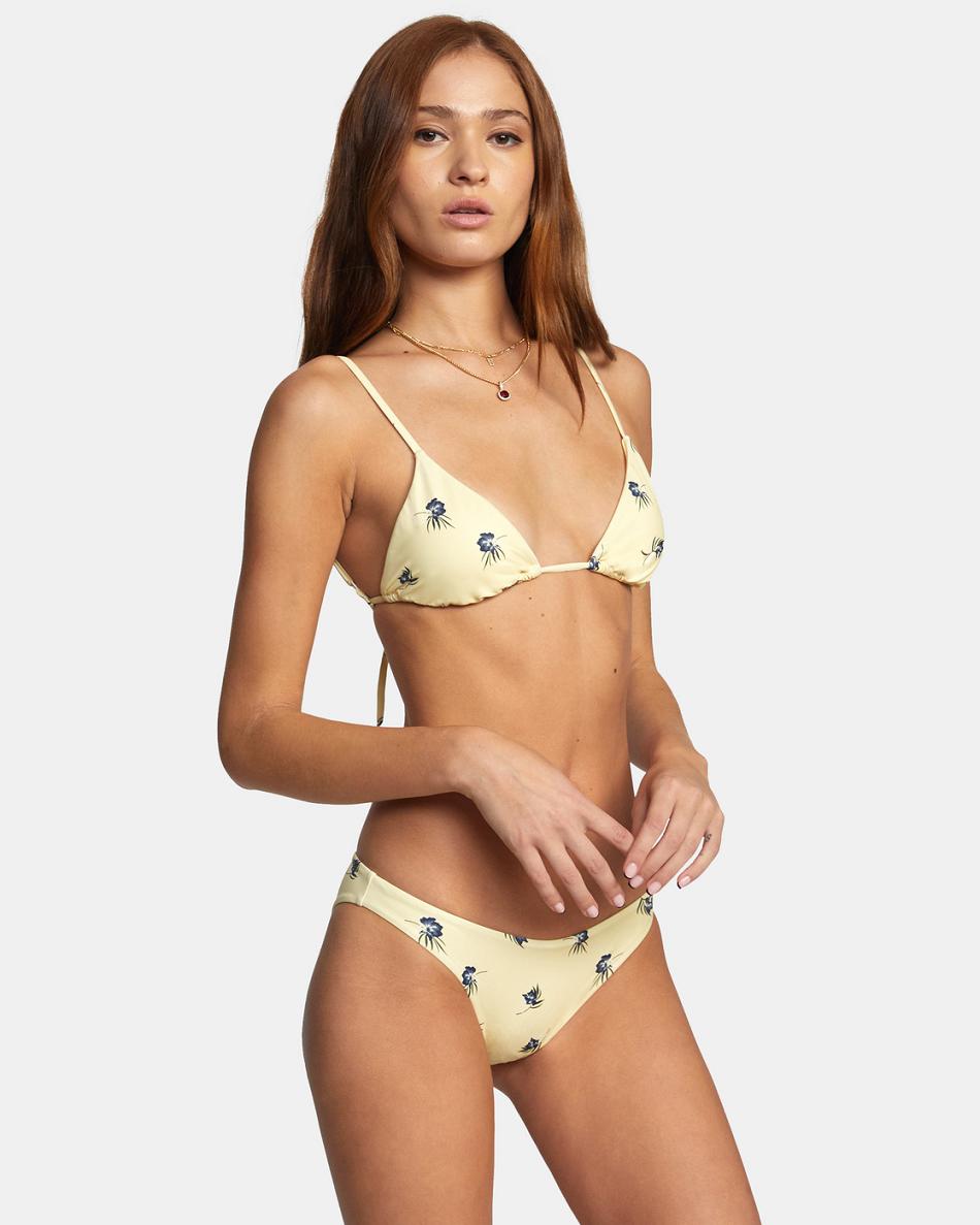 Abajo De Bikini Rvca Easy To Love Low-Rise Mujer Sunshine | DCOKV20334