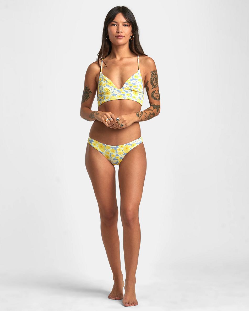 Abajo De Bikini Rvca Freya Cheeky Mujer Azules | CODYB80682