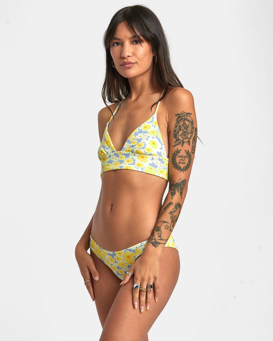 Abajo De Bikini Rvca Freya Cheeky Mujer Azules | CODYB80682