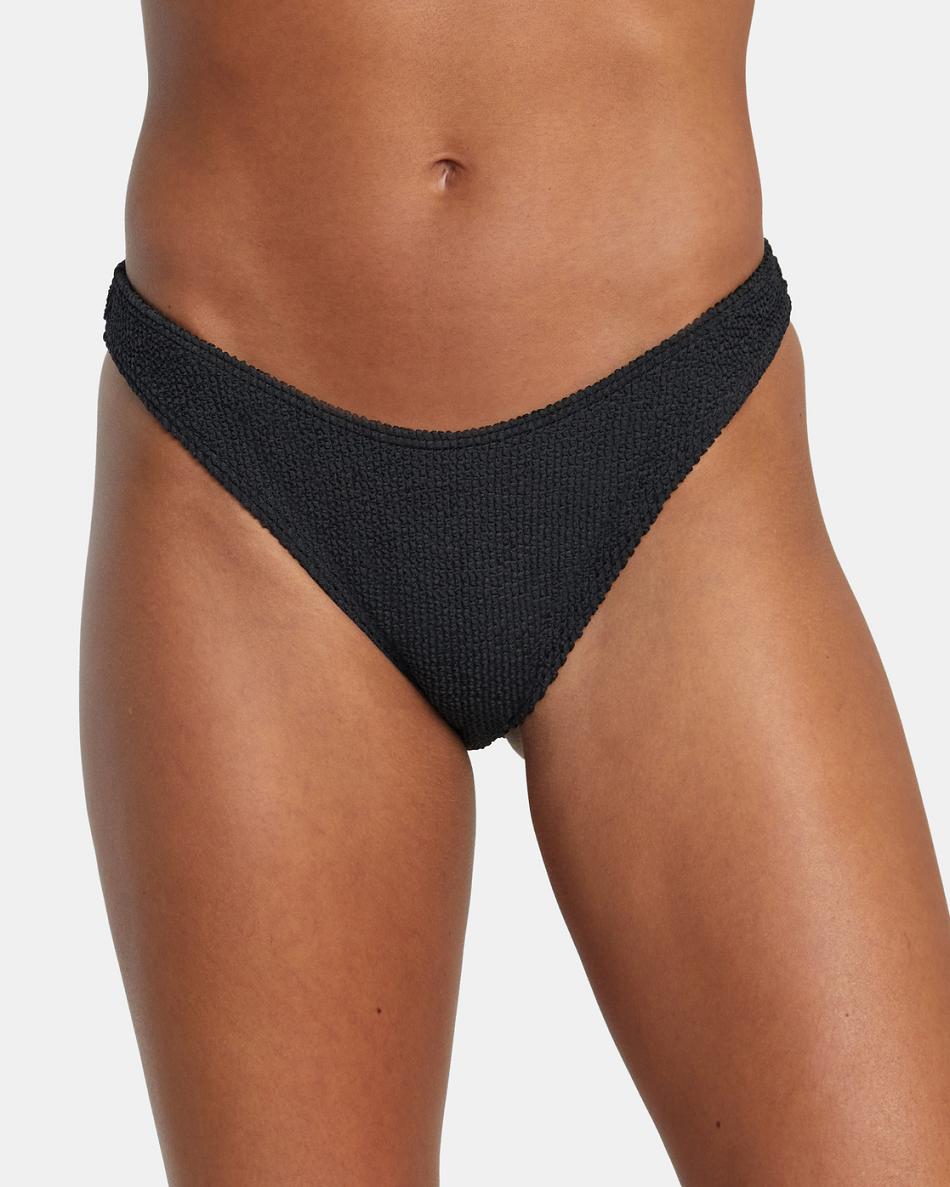 Abajo De Bikini Rvca Grooves French Mujer Negras | COZDE55738