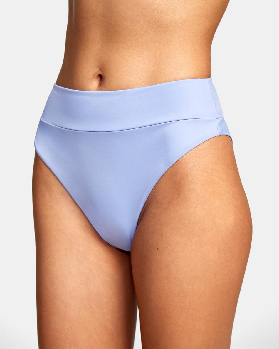 Abajo De Bikini Rvca High-Rise Cheeky Mujer Gris Moradas | YCOVQ22156