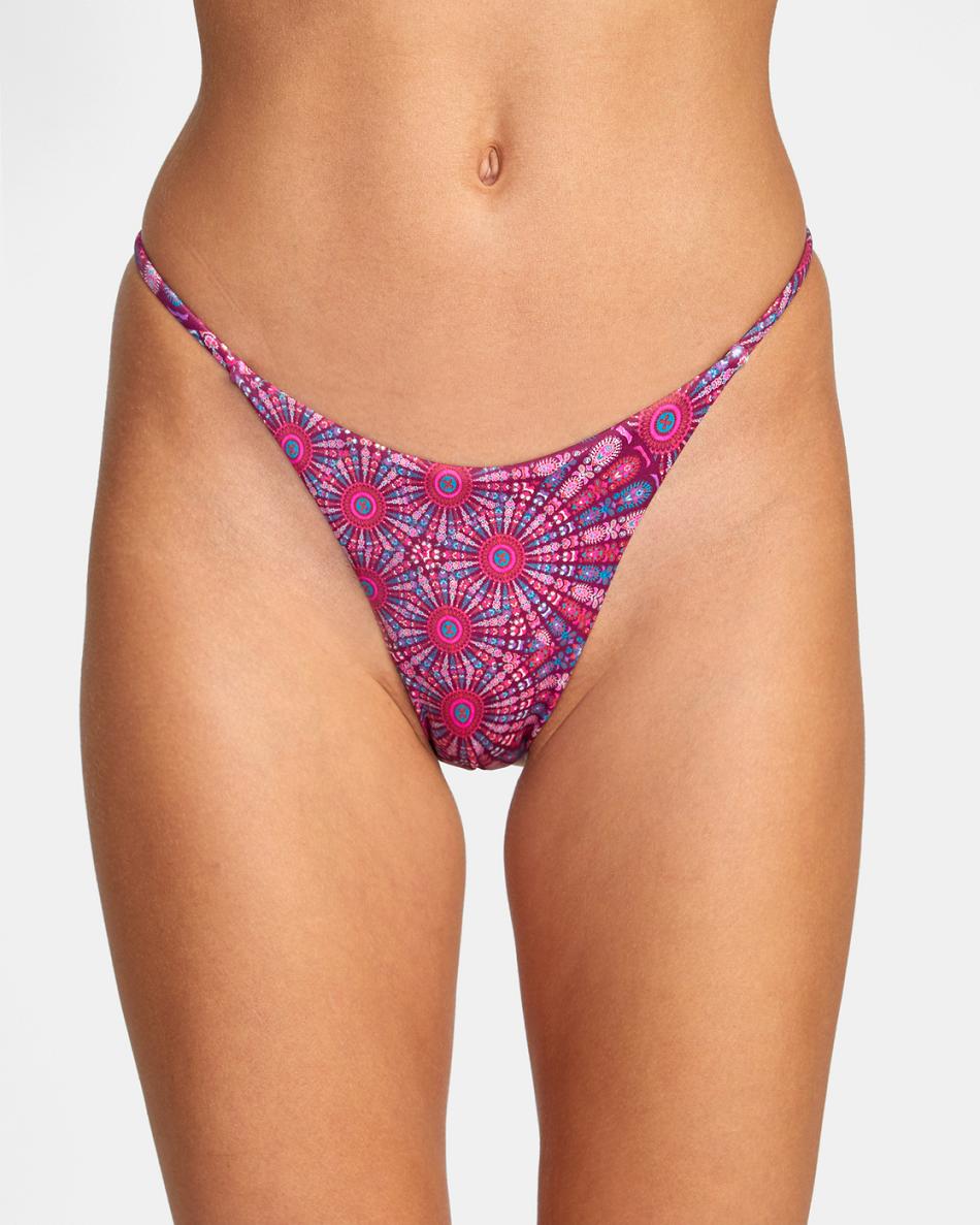 Abajo De Bikini Rvca Psilocin Skimpy French Mujer Multi | QCOWA44058