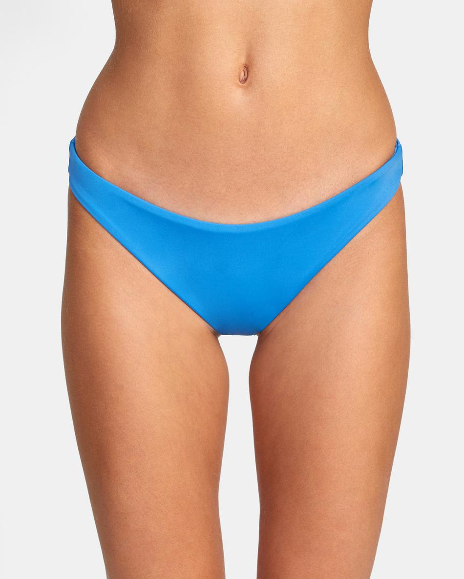 Abajo De Bikini Rvca Solid Mujer Azules | FCOUI99416