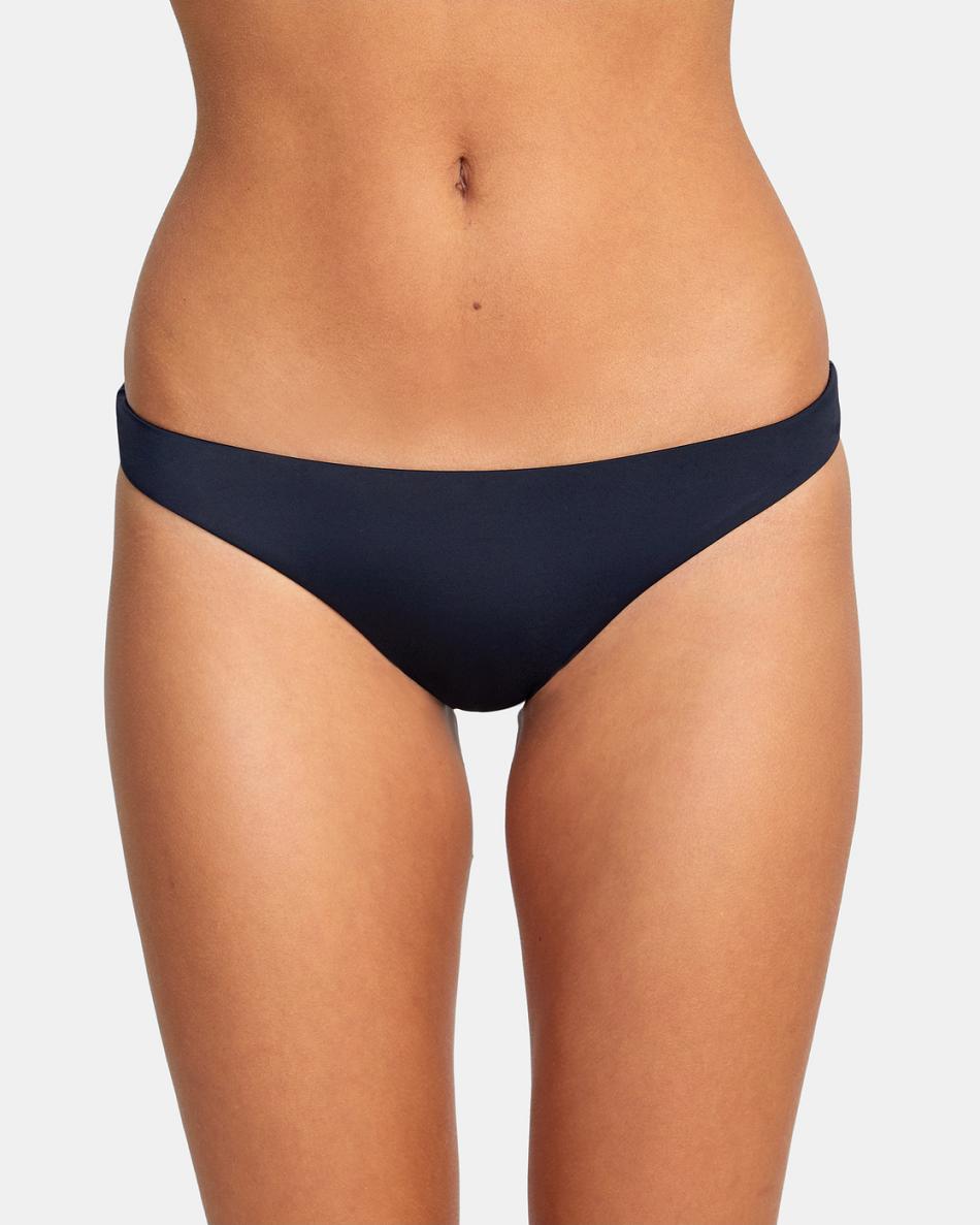 Abajo De Bikini Rvca Solid Mujer Negras | GCOEC33396