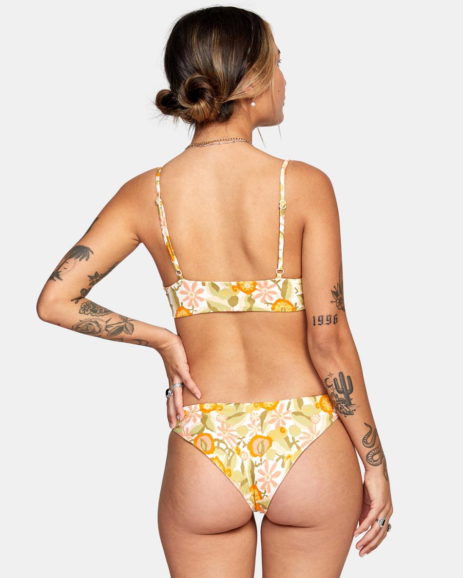 Arriba De Bikini Rvca Avant Gardner High Triangle Mujer Blancas | LCOTR58910