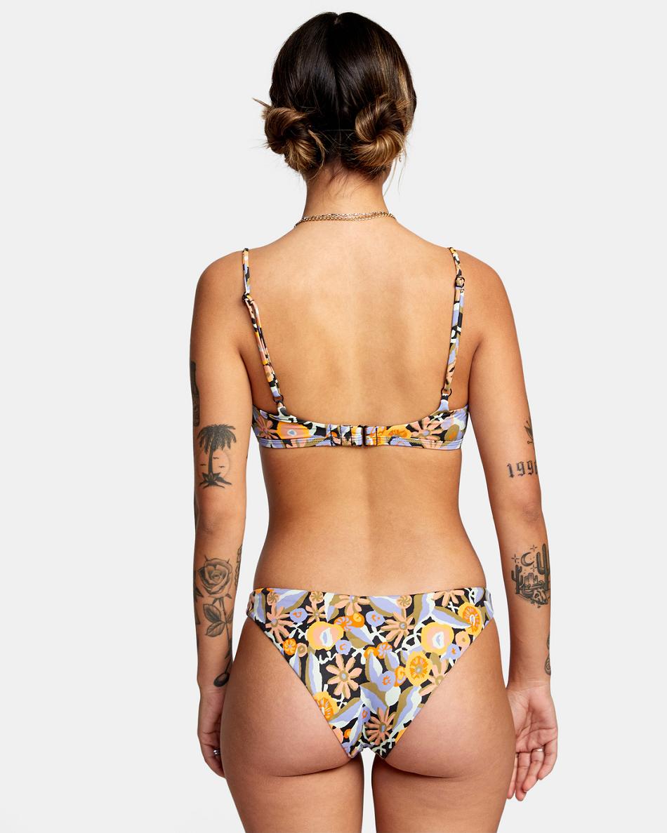 Arriba De Bikini Rvca Avant Gardner Mujer Negras | SCOVO89513