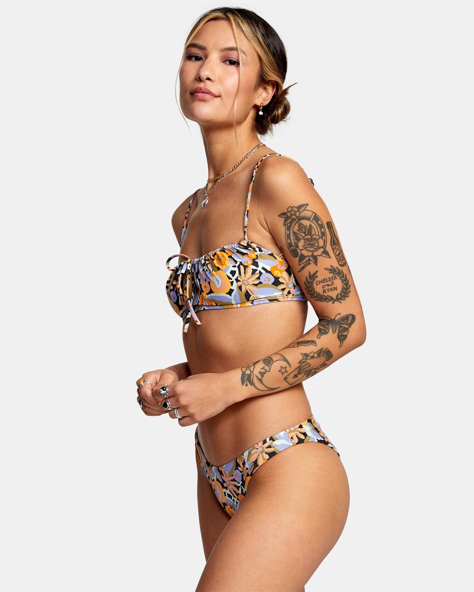 Arriba De Bikini Rvca Avant Gardner Mujer Negras | SCOVO89513