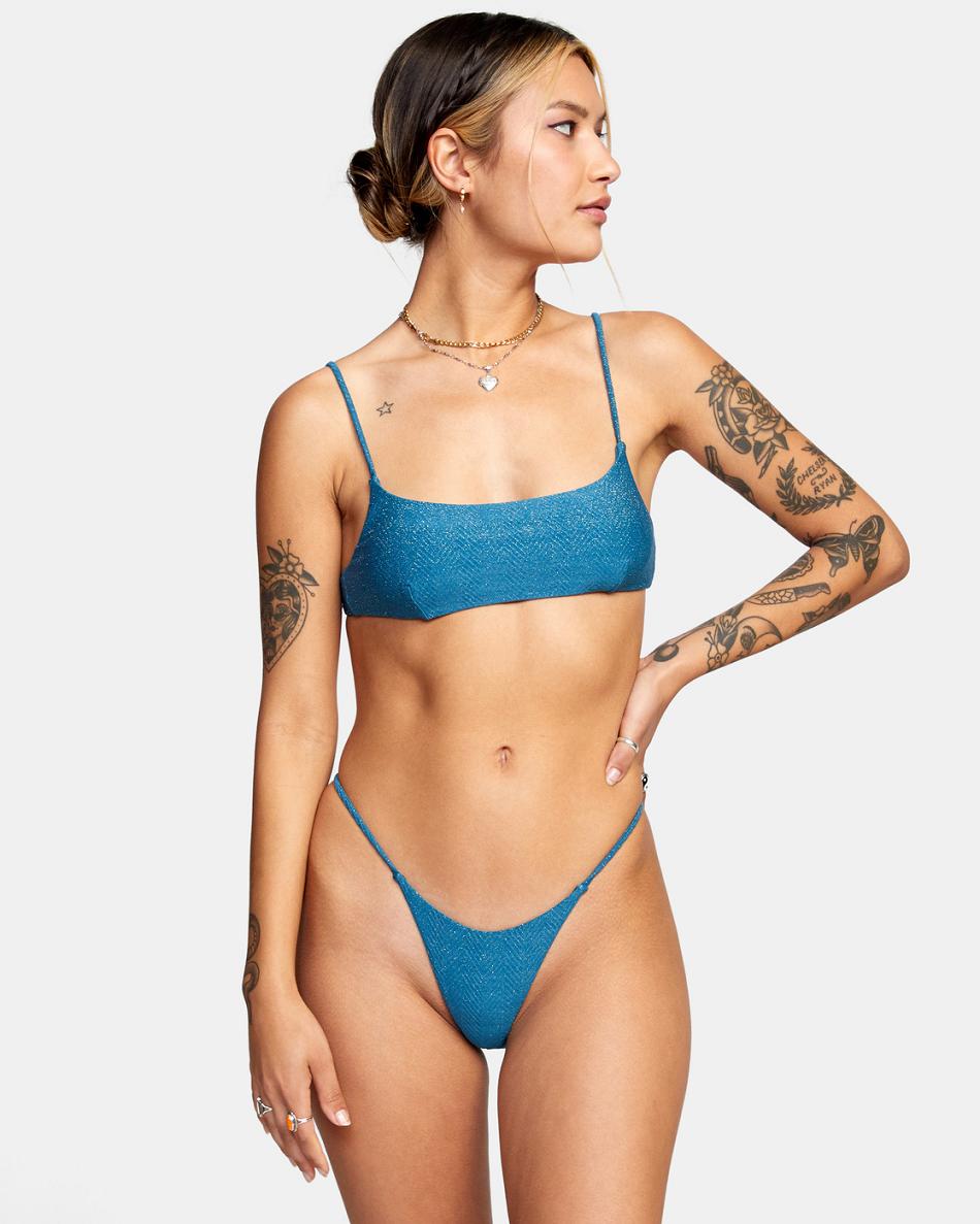 Arriba De Bikini Rvca Brightside Mujer Azules | LCOTR49080