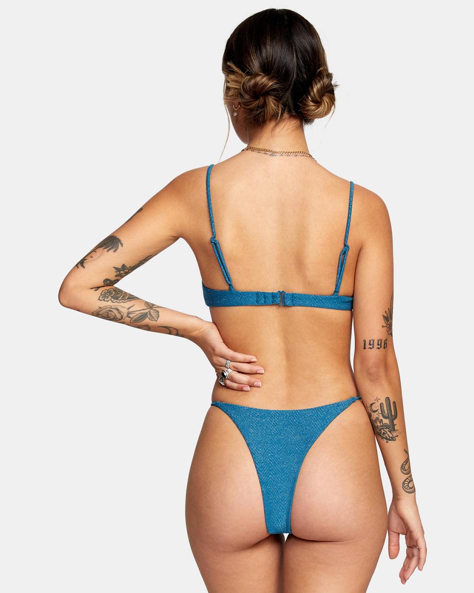 Arriba De Bikini Rvca Brightside Mujer Azules | LCOTR49080