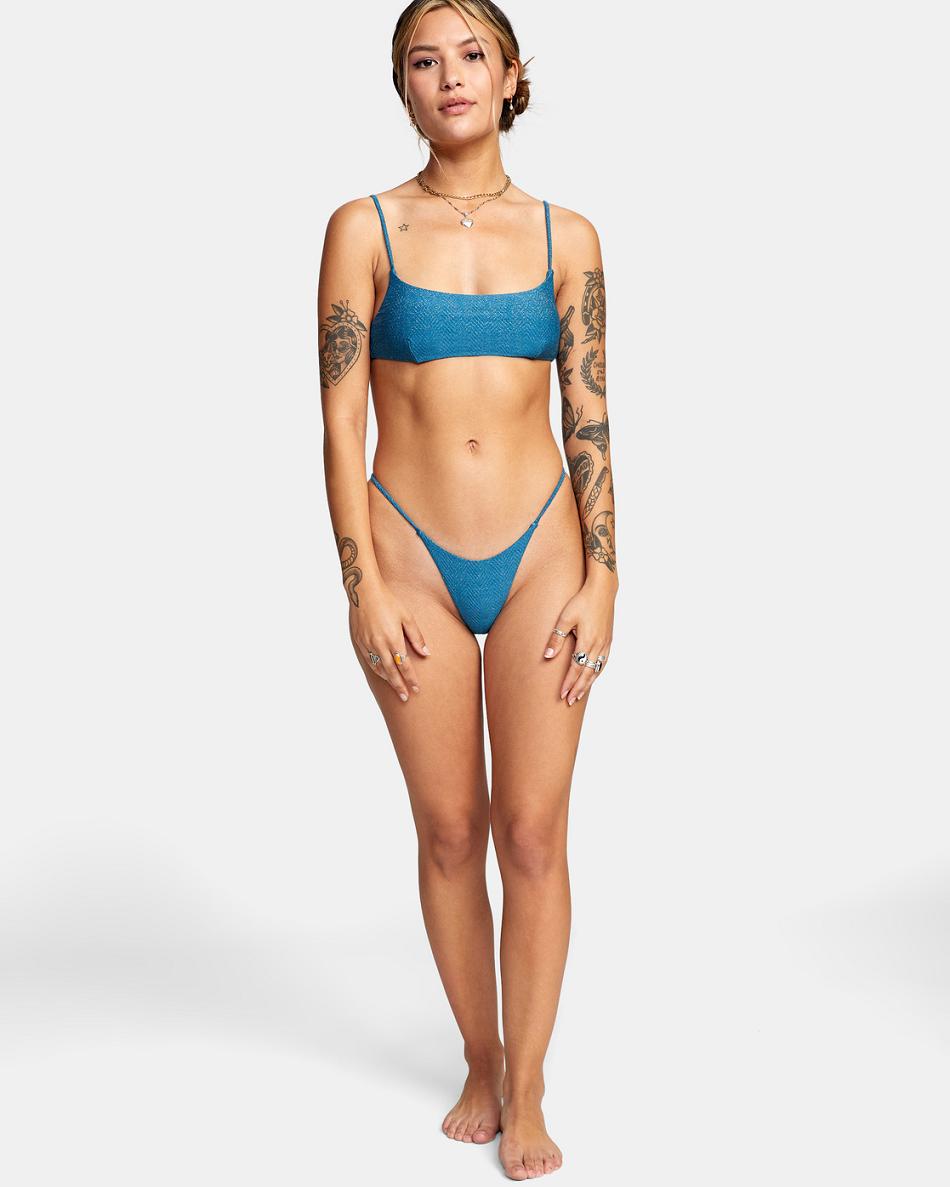 Arriba De Bikini Rvca Brightside Mujer Azules | LCOTR49080