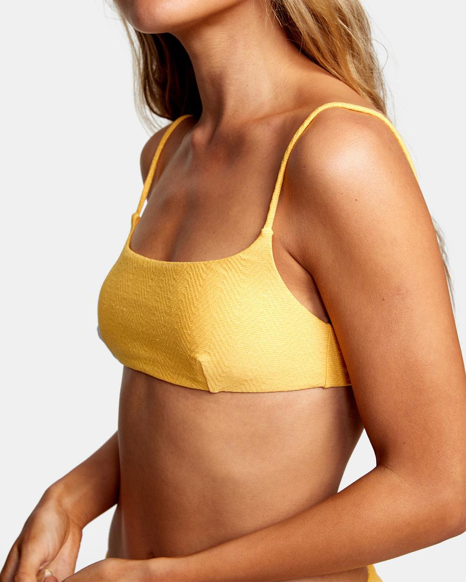 Arriba De Bikini Rvca Brightside Mujer Marigold | CODFL28211