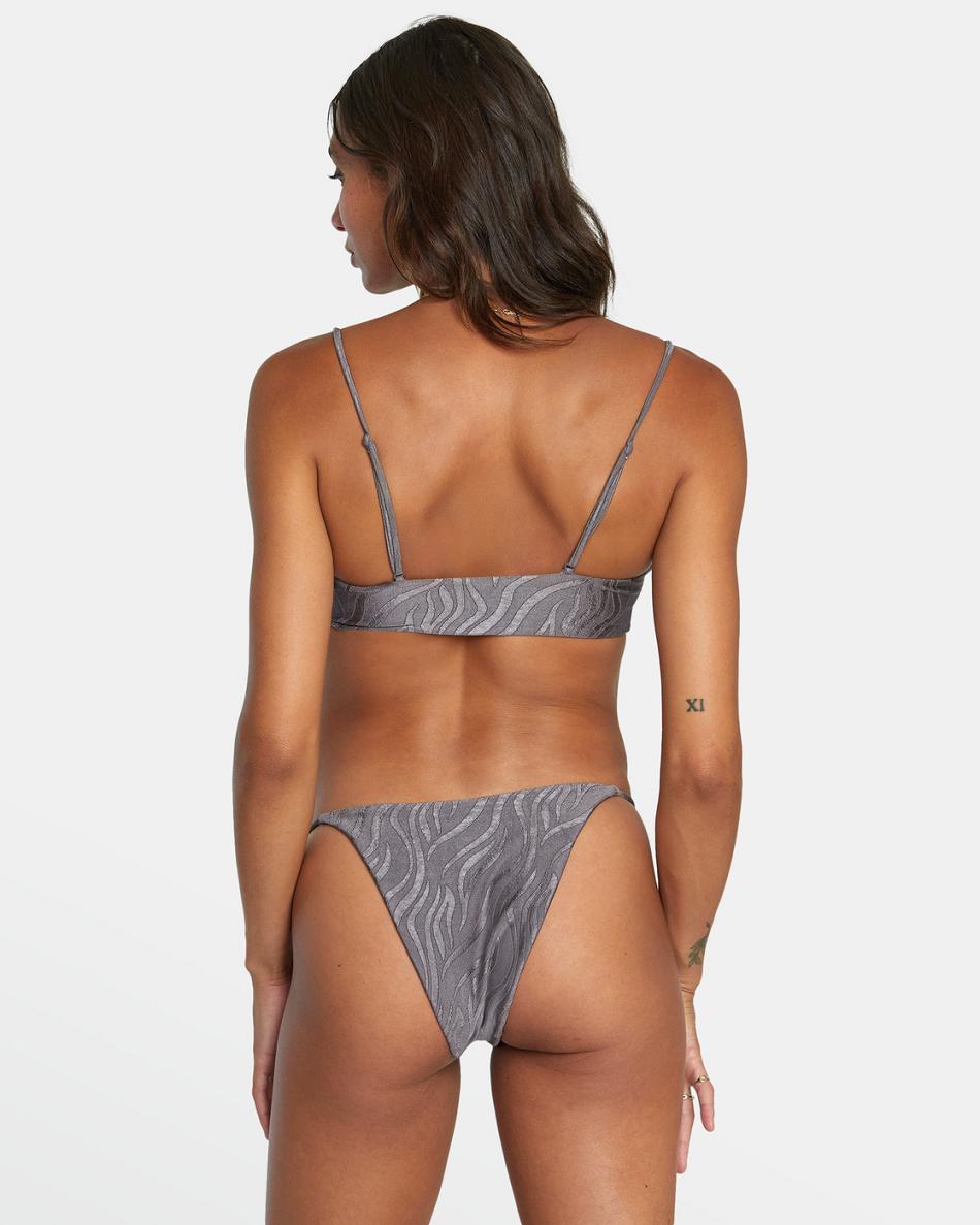 Arriba De Bikini Rvca Feral V-Wire Cropped Mujer Shark | XCOGW72411