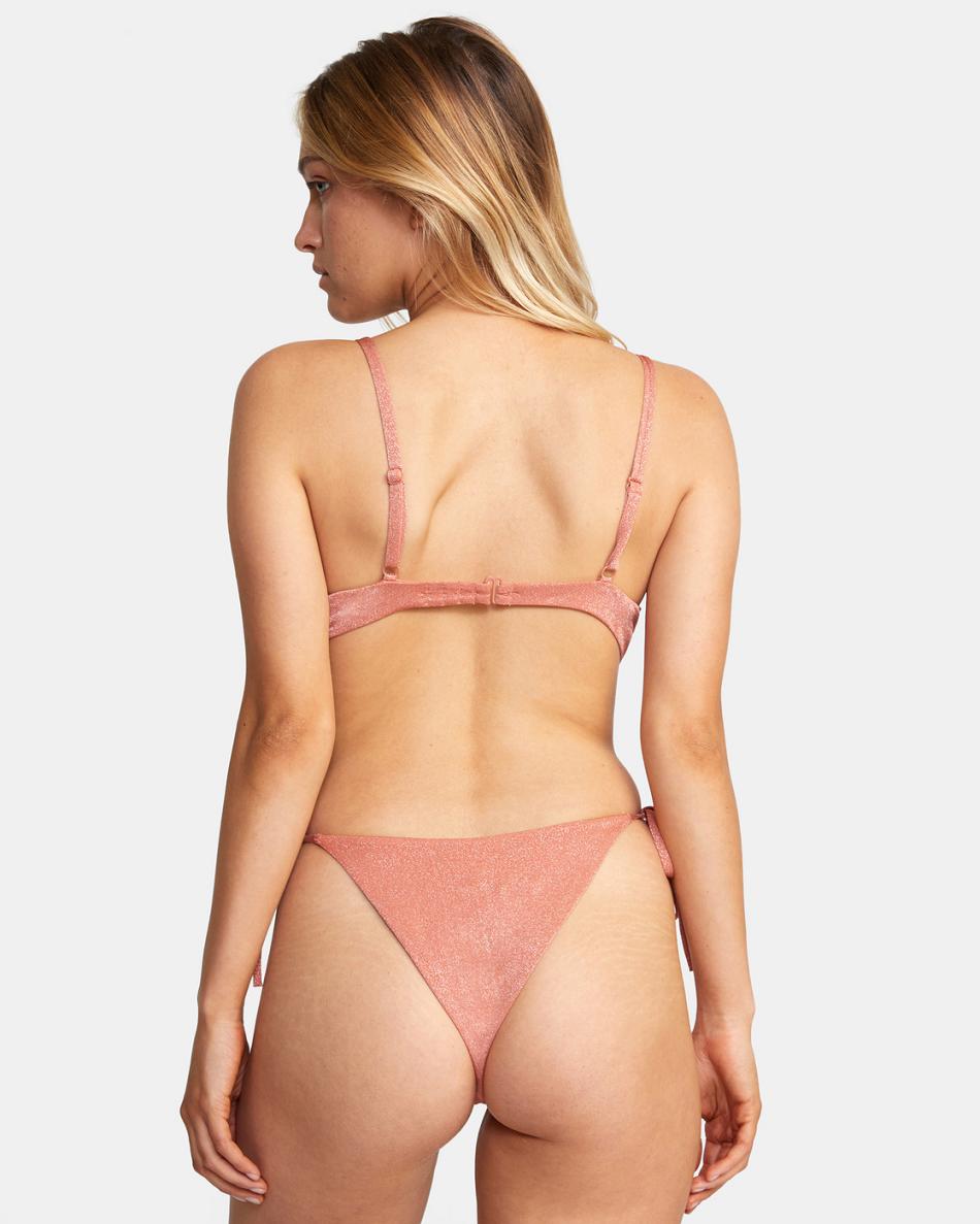 Arriba De Bikini Rvca Strata Underwire Mujer Albaricoque | TCOWZ21822