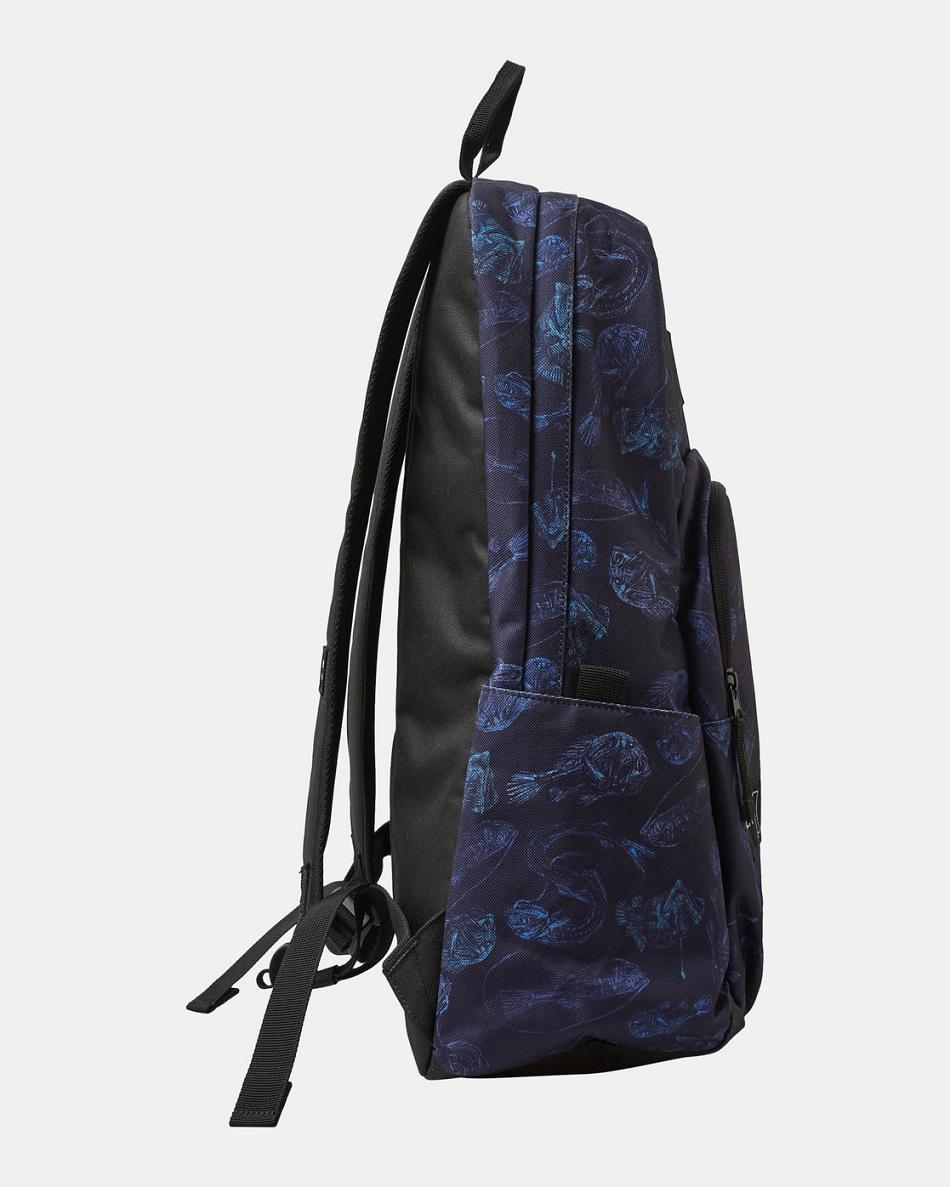 Bolsas Rvca Estate IV Hombre Azules Oscuro | COJKU23363