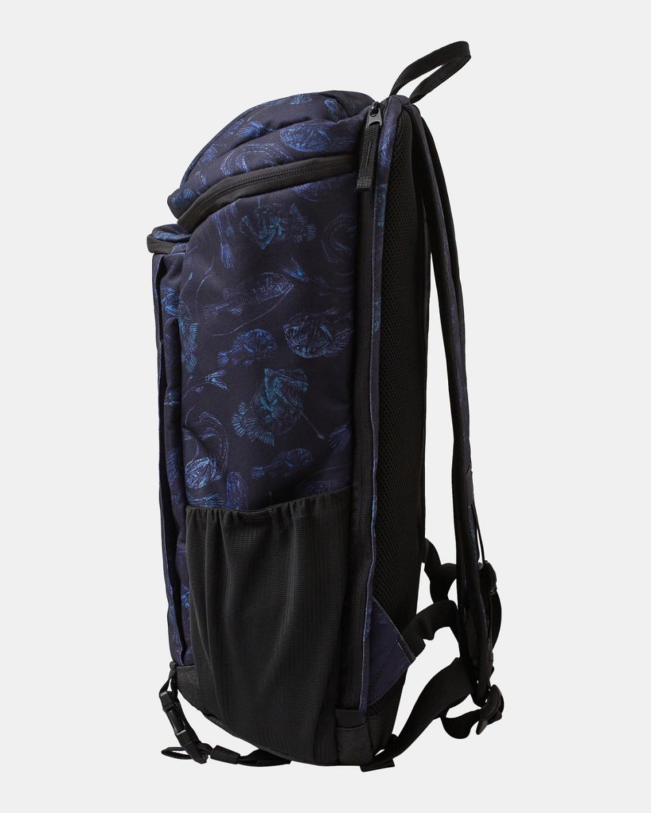 Bolsas Rvca Voyage 30L Hombre Azules Oscuro | BCOSO16631