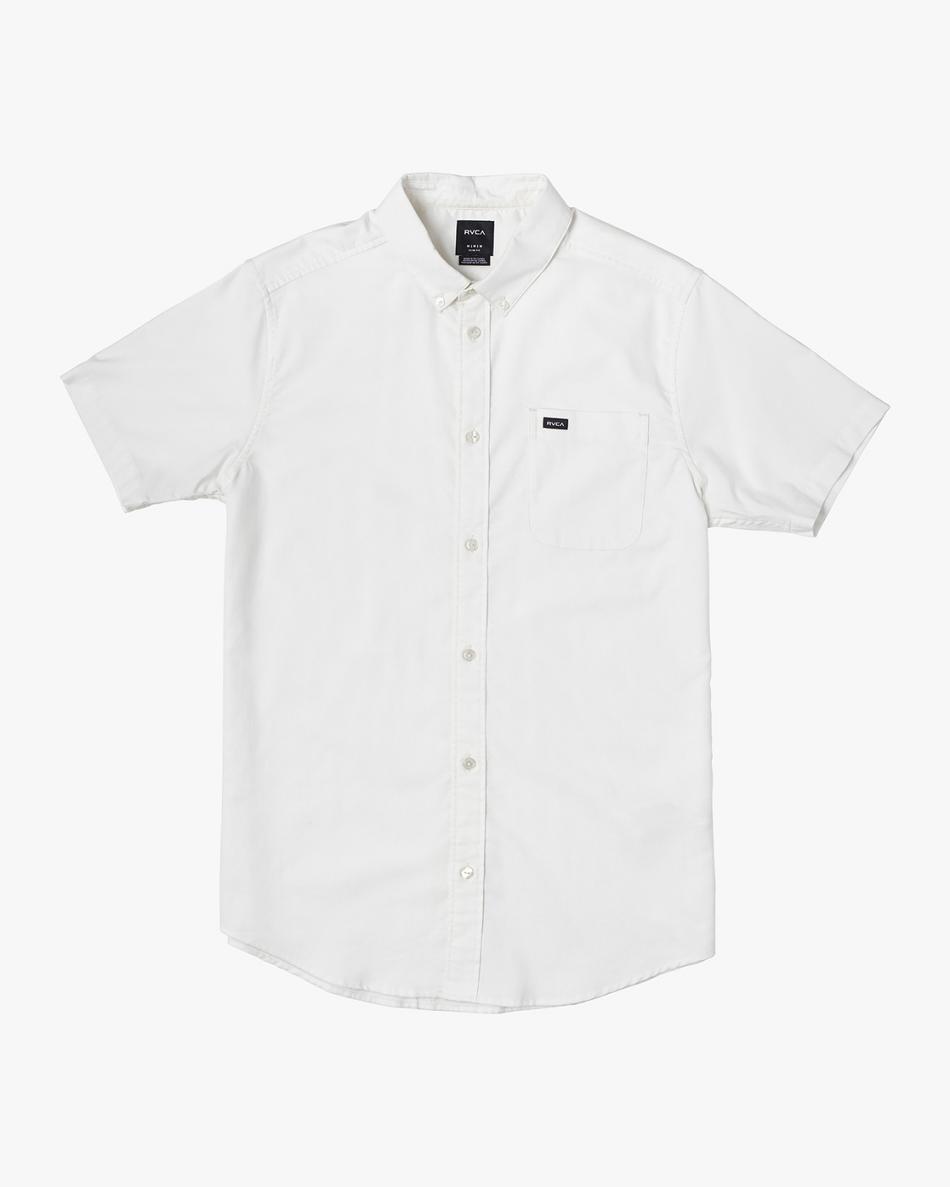 Camisas Rvca Do Stretch Corta Sleeve Niño Blancas | COZDE51580