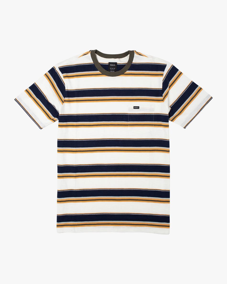 Camisas Rvca Dreamless Stripe Niño Natural | XCOBH28129