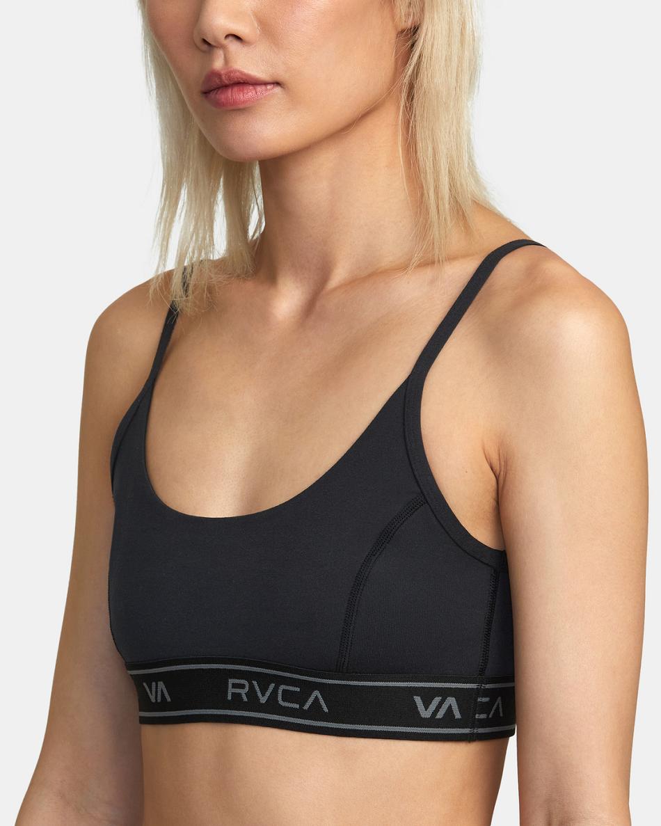 Camiseta Tirantes Rvca Base Sports Mujer Negras | COJZR86367