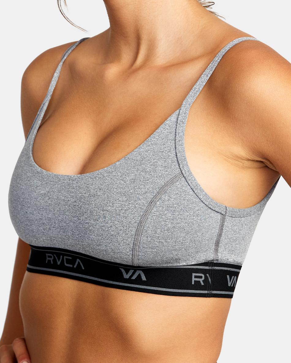 Camiseta Tirantes Rvca Base Sports Mujer Gris | MCOHR82914