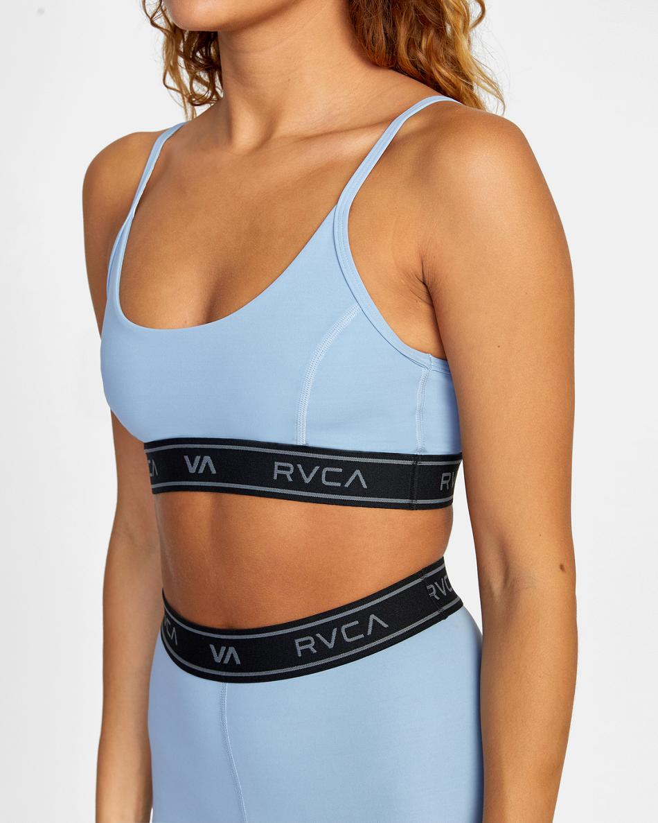 Camiseta Tirantes Rvca Base Sports Mujer Azules | QCOWA36859