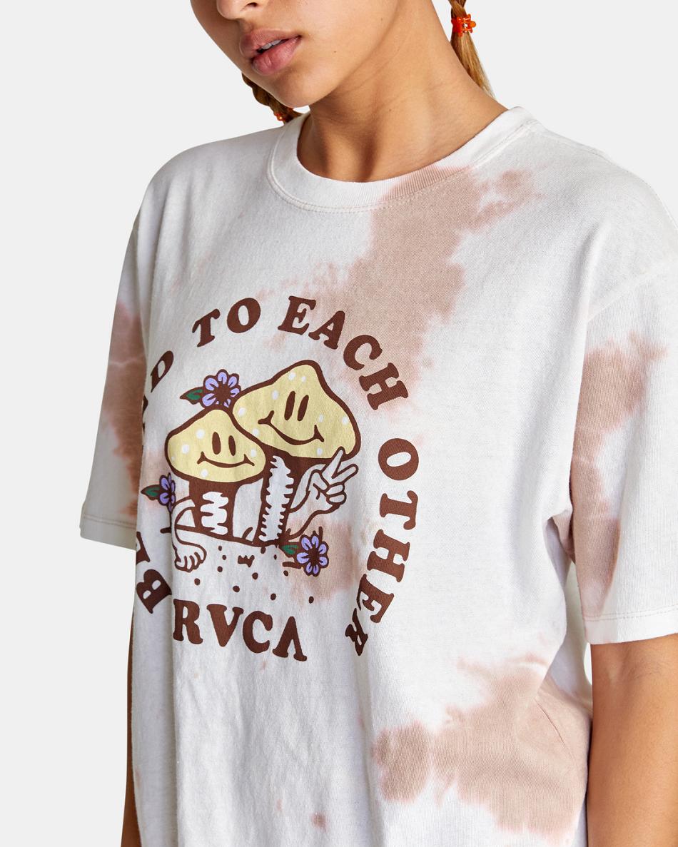 Camiseta Tirantes Rvca Be Kind Estampadas Mujer Rosas | MCOHR37256