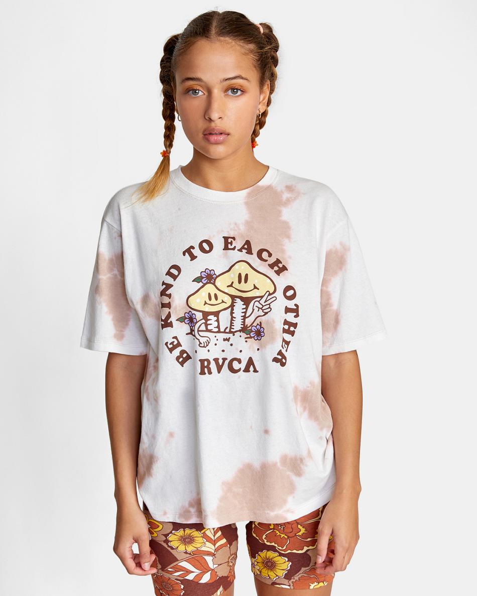 Camiseta Tirantes Rvca Be Kind Estampadas Mujer Rosas | MCOHR37256