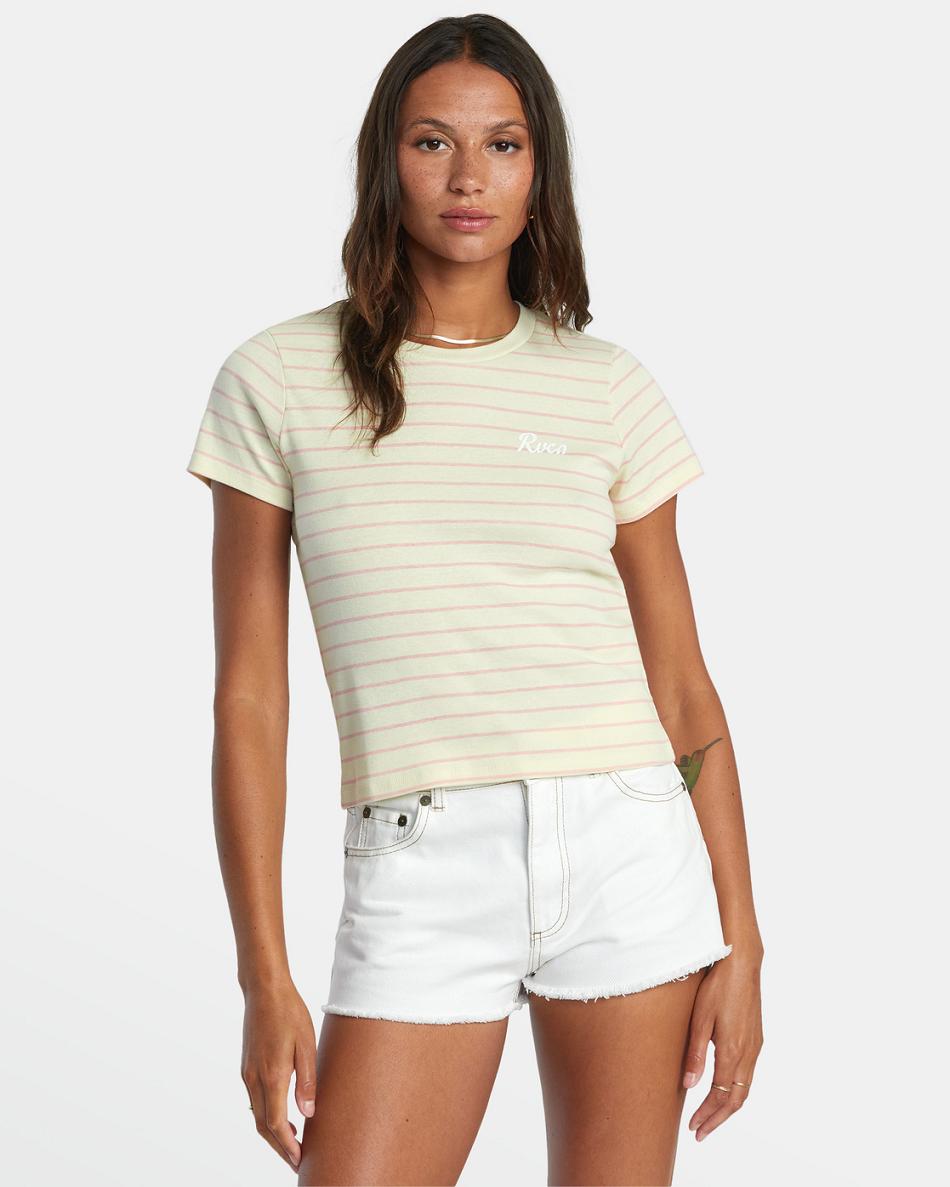 Camiseta Tirantes Rvca Cantina Shrunken Estampadas Mujer Bella | QCOWA71959