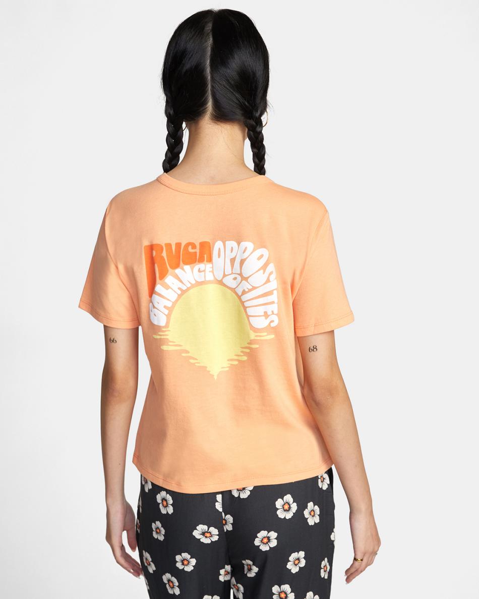 Camiseta Tirantes Rvca Daylight Estampadas Mujer Melon | COIIZ55638