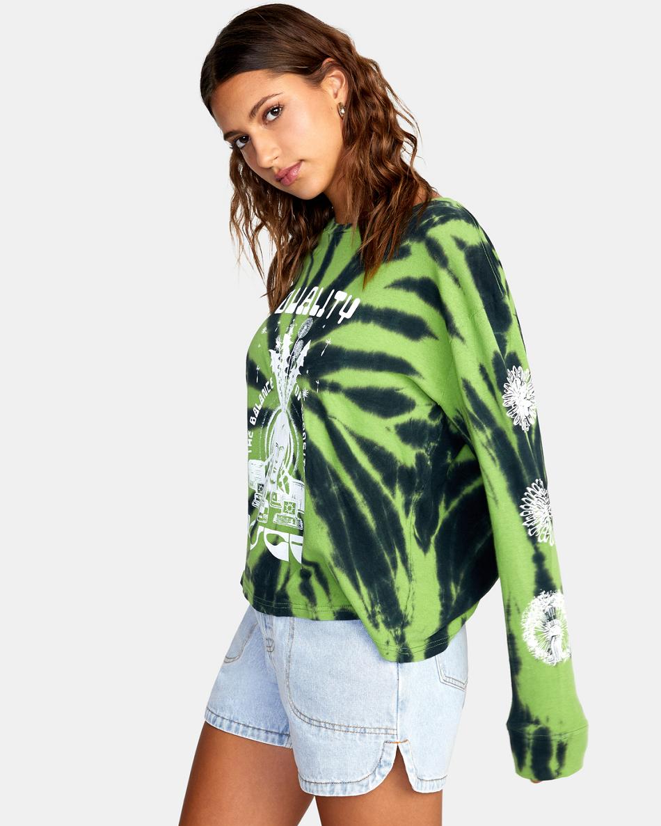 Camiseta Tirantes Rvca Duality Long Sleeve Mujer Multi | FCOHY46188