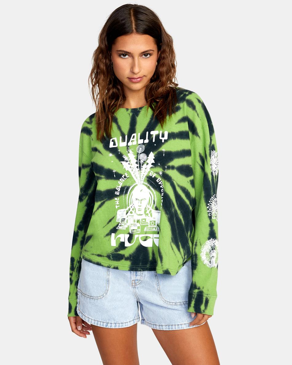 Camiseta Tirantes Rvca Duality Long Sleeve Mujer Multi | FCOHY46188