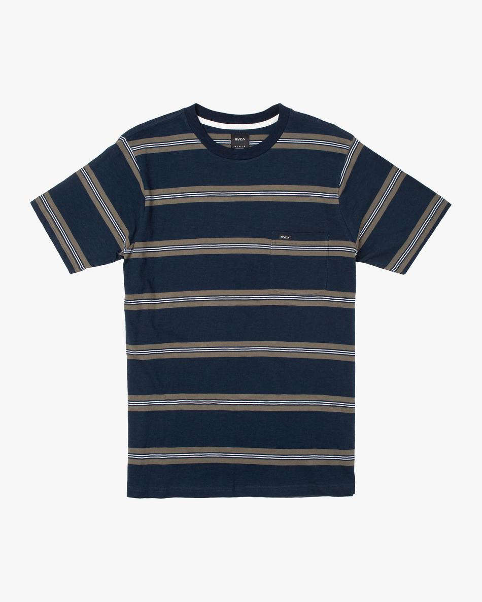 Camiseta Tirantes Rvca Fragment Stripe Corta Sleeve Niño Midnight | BCOSD98522