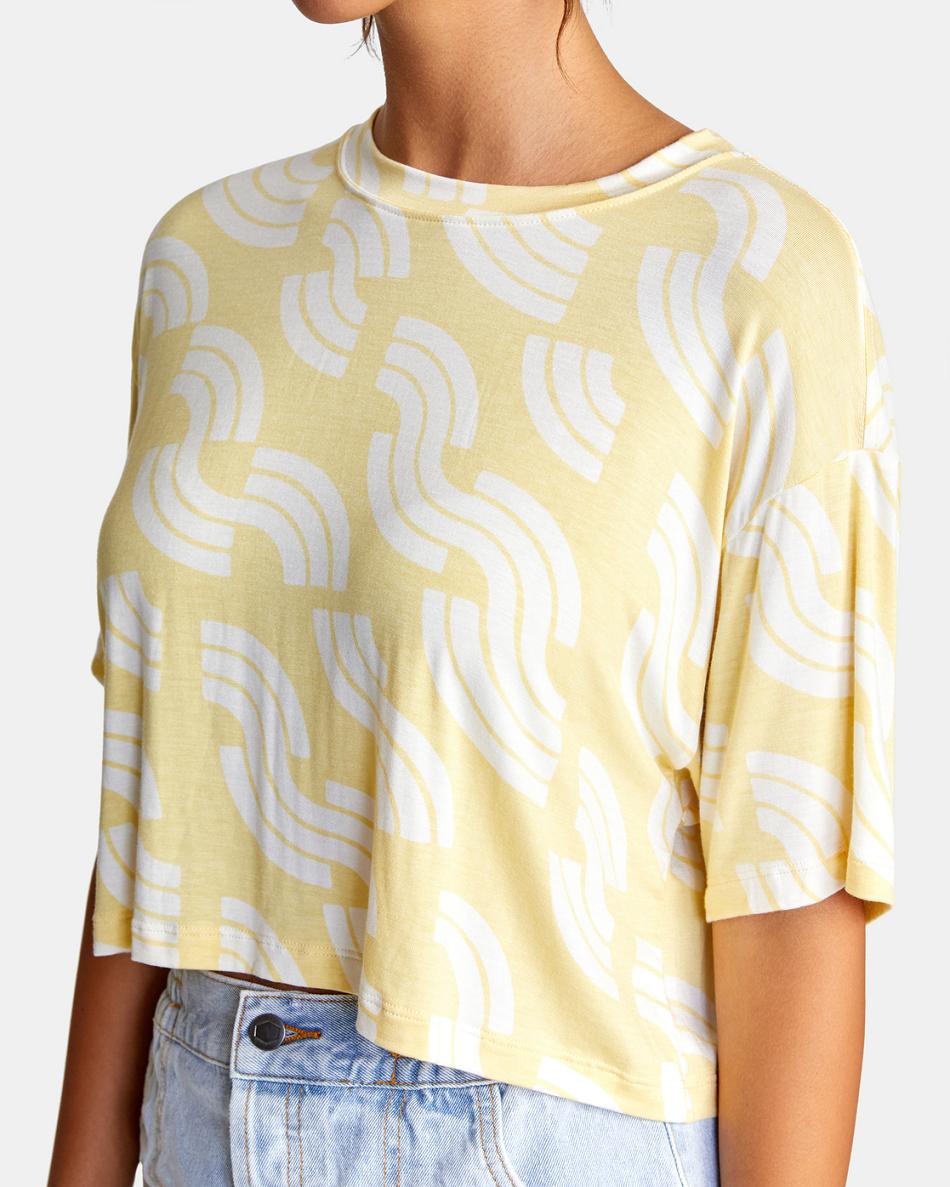 Camiseta Tirantes Rvca Hooky Mujer Amarillo | COQAV61545