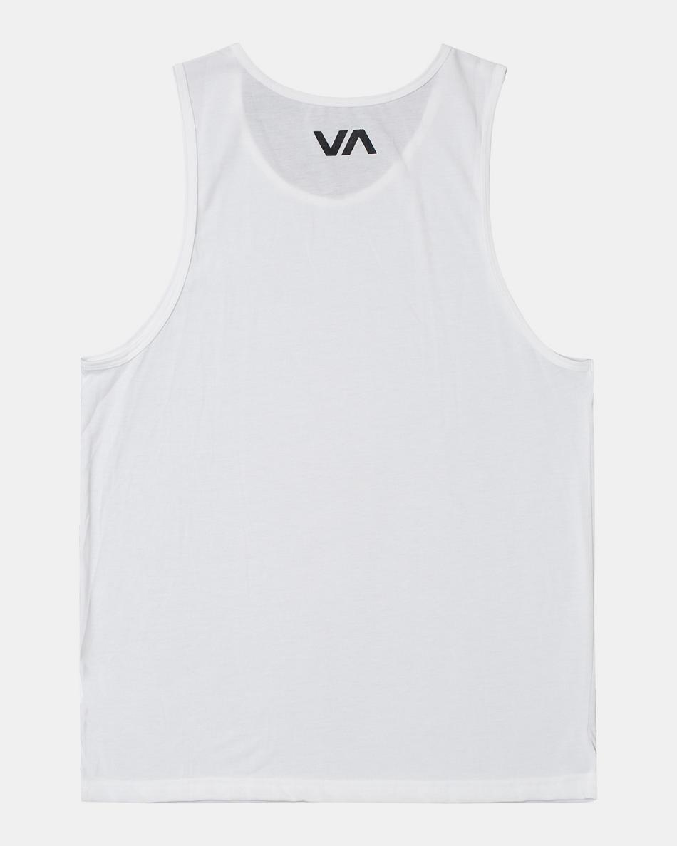 Camiseta Tirantes Rvca Icon Hombre Blancas | CONZX54390