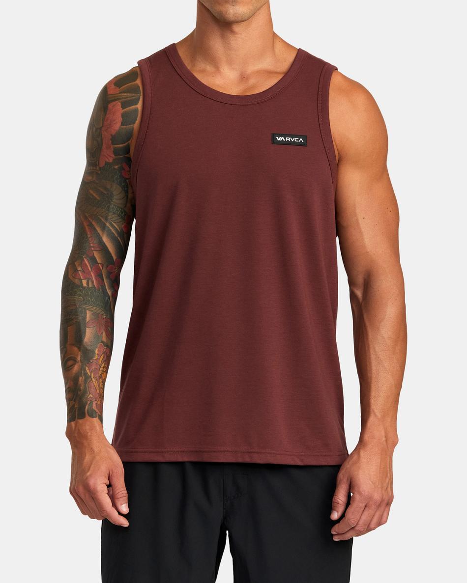 Camiseta Tirantes Rvca Icon Hombre Mahogany | XCOGW76611