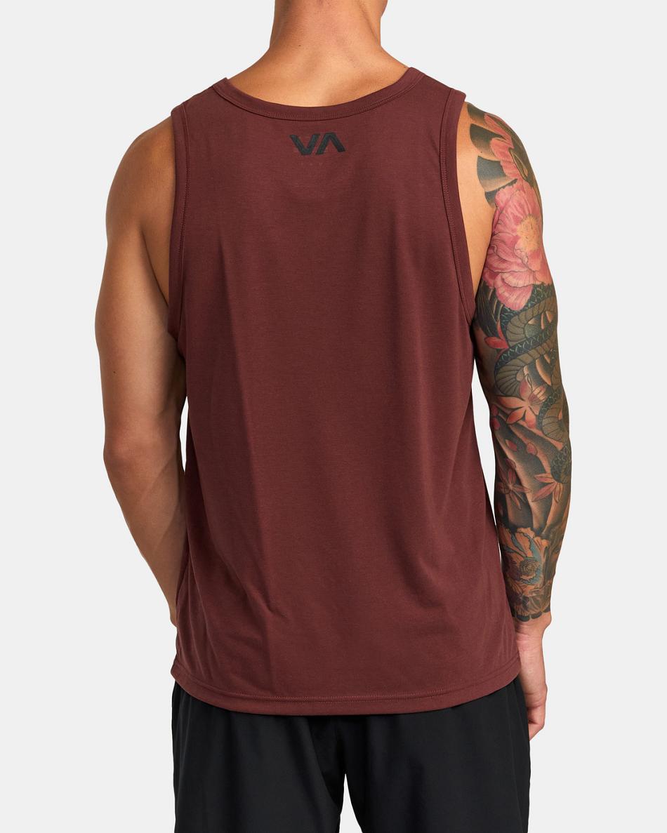 Camiseta Tirantes Rvca Icon Hombre Mahogany | XCOGW76611