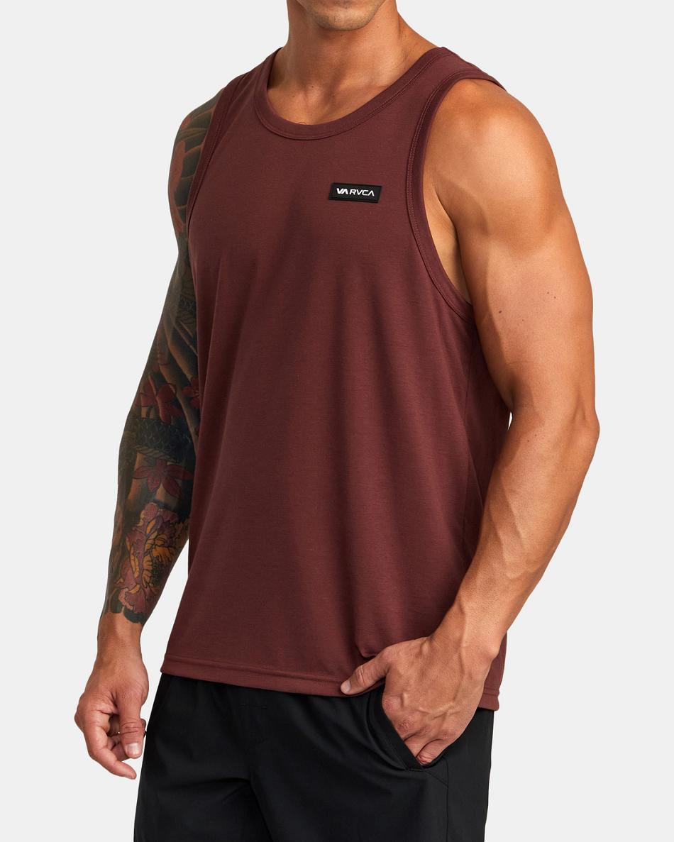 Camiseta Tirantes Rvca Icon Hombre Mahogany | XCOGW76611