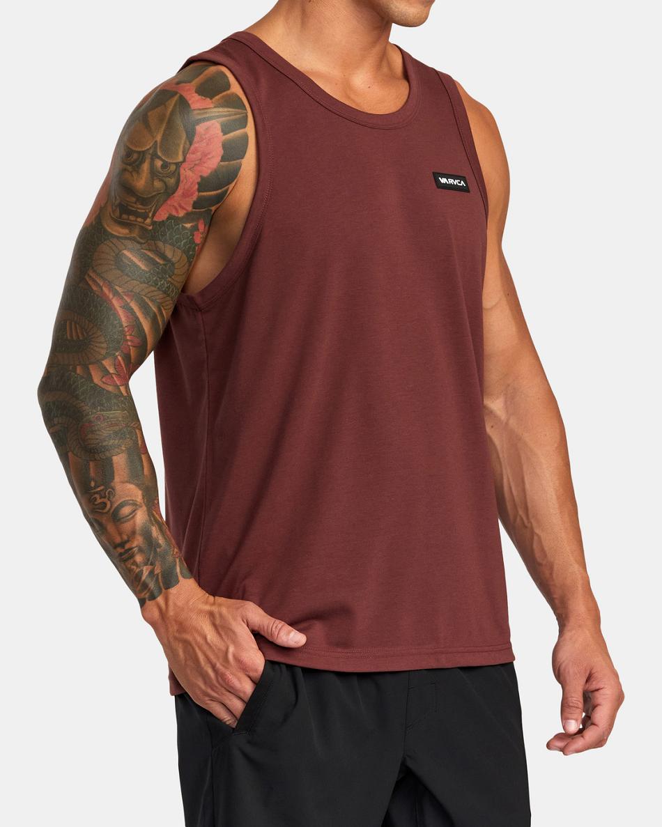 Camiseta Tirantes Rvca Icon Hombre Mahogany | XCOGW76611