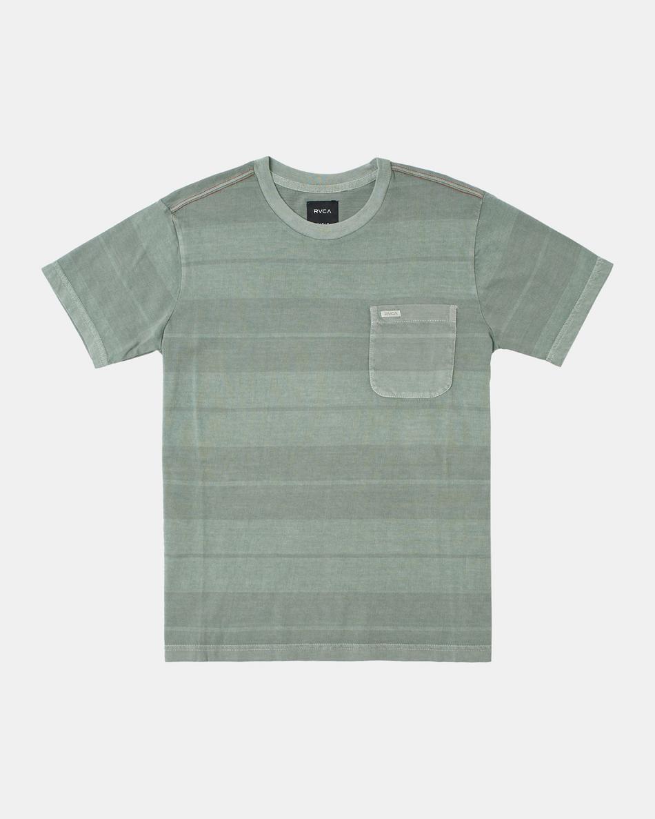 Camiseta Tirantes Rvca PTC Stripe Niño Spinach | COICD37074