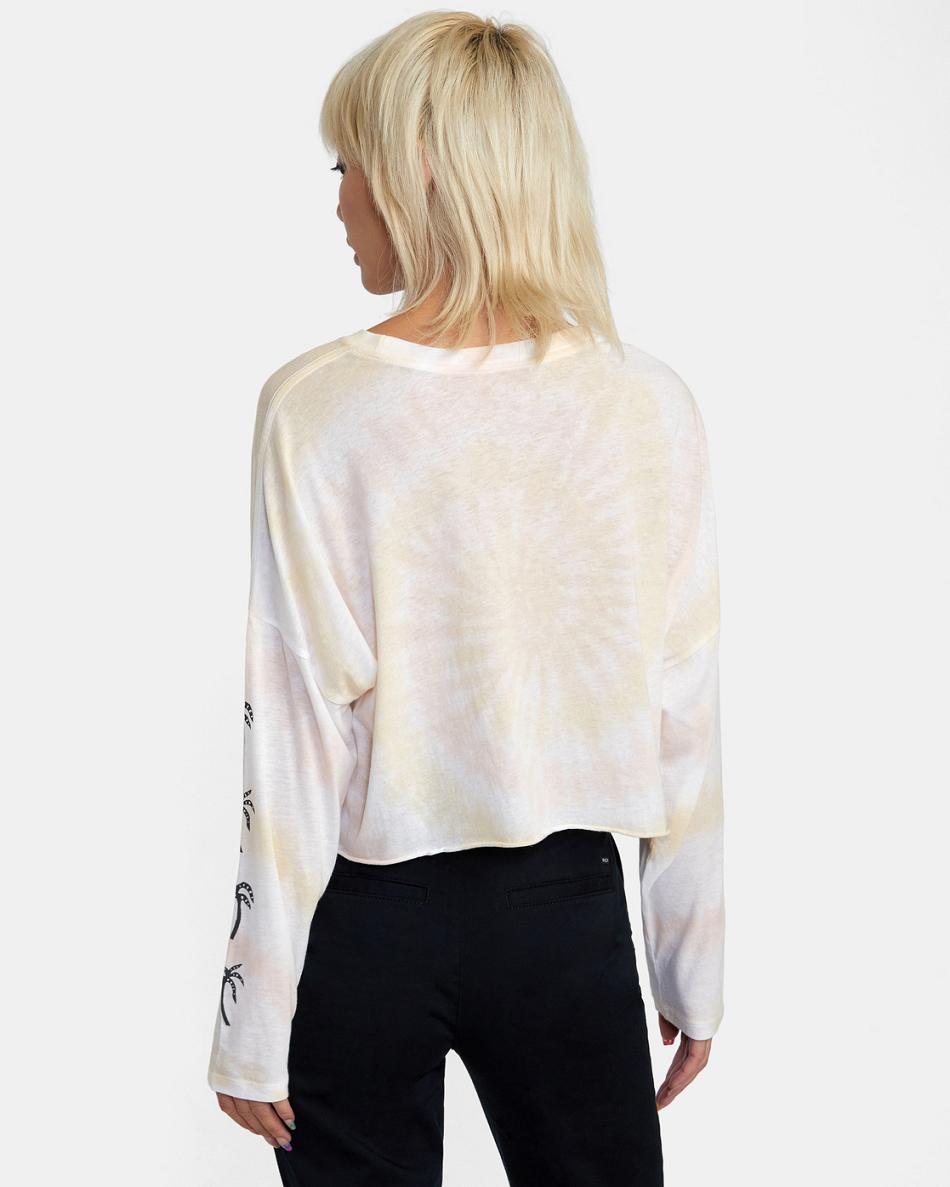 Camiseta Tirantes Rvca Palms Long Sleeve Mujer Multi | BCOSO33338