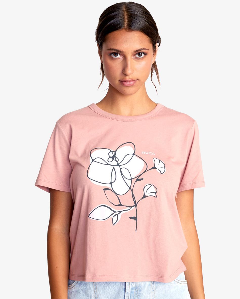 Camiseta Tirantes Rvca Posy Estampadas Mujer Rosas | COJVR77747