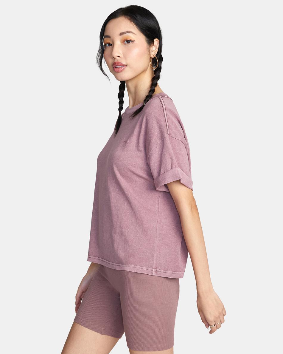 Camiseta Tirantes Rvca Ptc Roll It Embroidered Mujer Dusty Grape | DCOKV18518