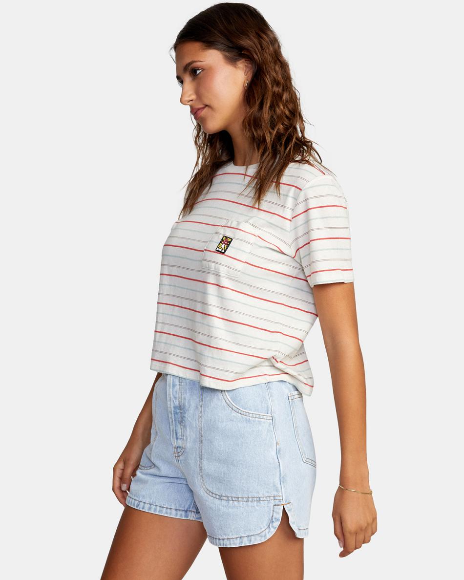 Camiseta Tirantes Rvca Shroom Pocket Mujer Multi | COEGJ23423