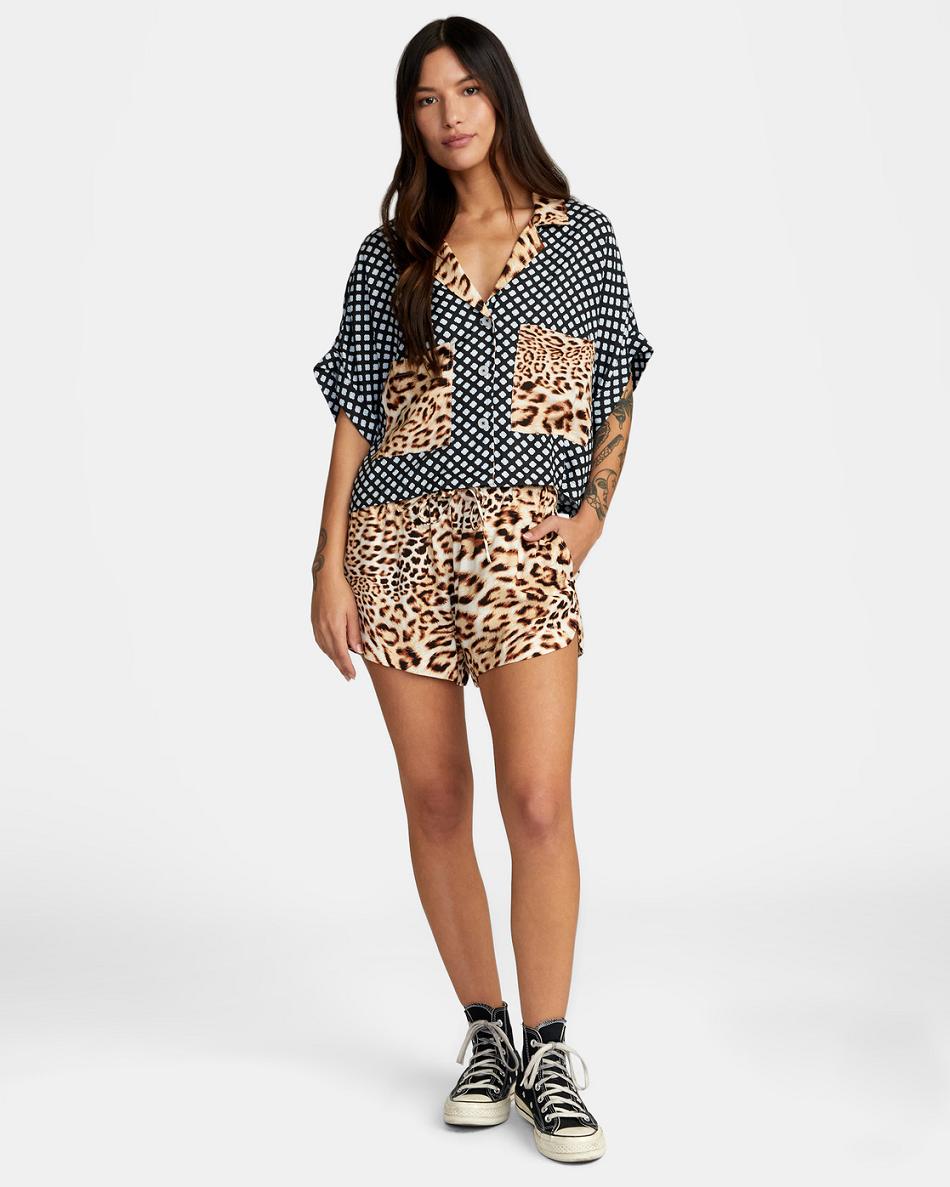 Camiseta Tirantes Rvca Speakeasy Button Down Top Mujer Multi | COQCS62776