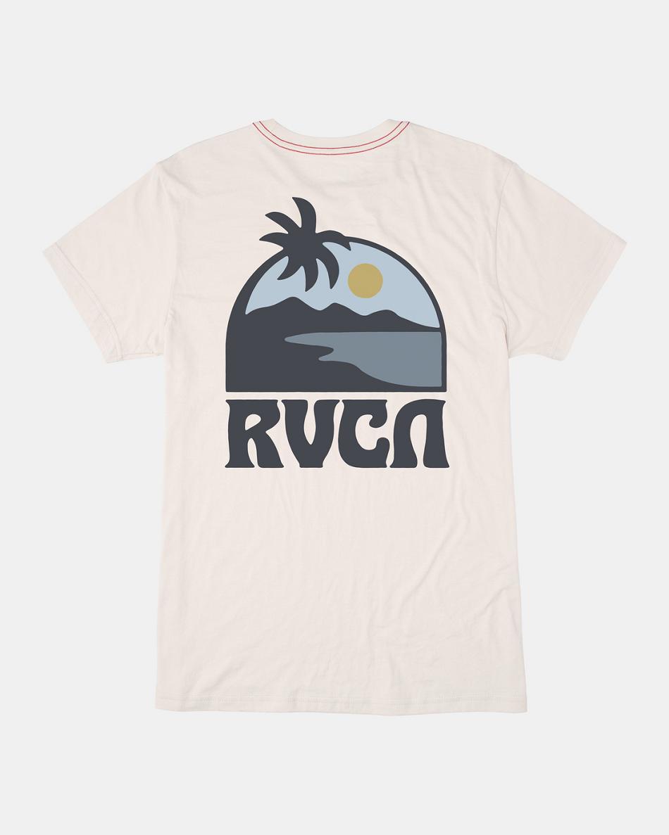 Camiseta Tirantes Rvca Sundowner Niño Blancas | BCOSD59824